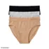 Womens Mid Rise Bikini Brief Soft Fit Seamless Panties 3 Pack, alternative image