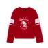 Peanuts™ x Lands' End Girls Long Sleeve Varsity Graphic Tee, alternative image