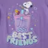 Peanuts™ x Lands' End Girls Long Sleeve Graphic Tee, alternative image