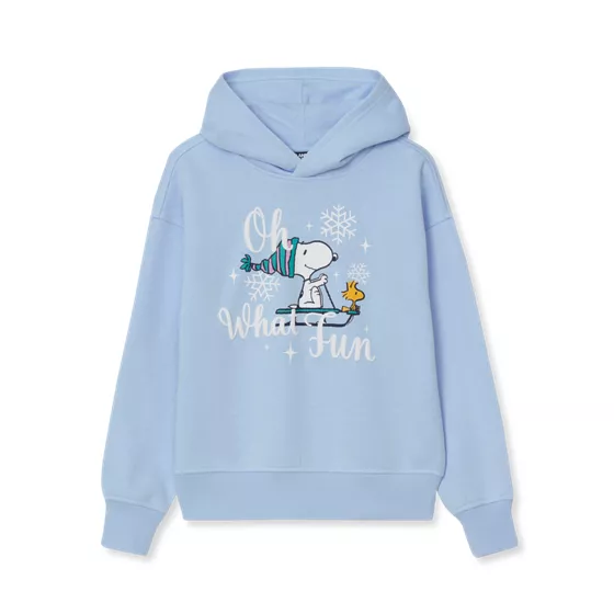 Peanuts™ x Lands' End Girls Oversized Hoodie - primary