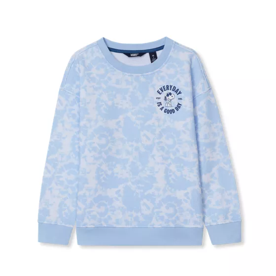Peanuts™ x Lands' End Boys Crewneck Sweatshirt - primary