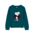 Peanuts™ x Lands' End Girls Graphic Sweater, alternative image