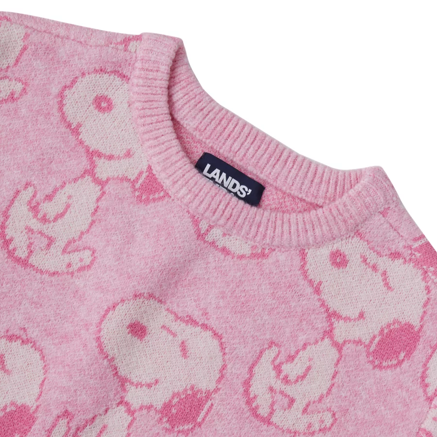 Peanutstm X Lands End Girls' Graphic Sweater view 2