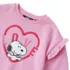 Peanuts™ x Lands' End Girls Long Sleeve Ruffle Sweatshirt, alternative image