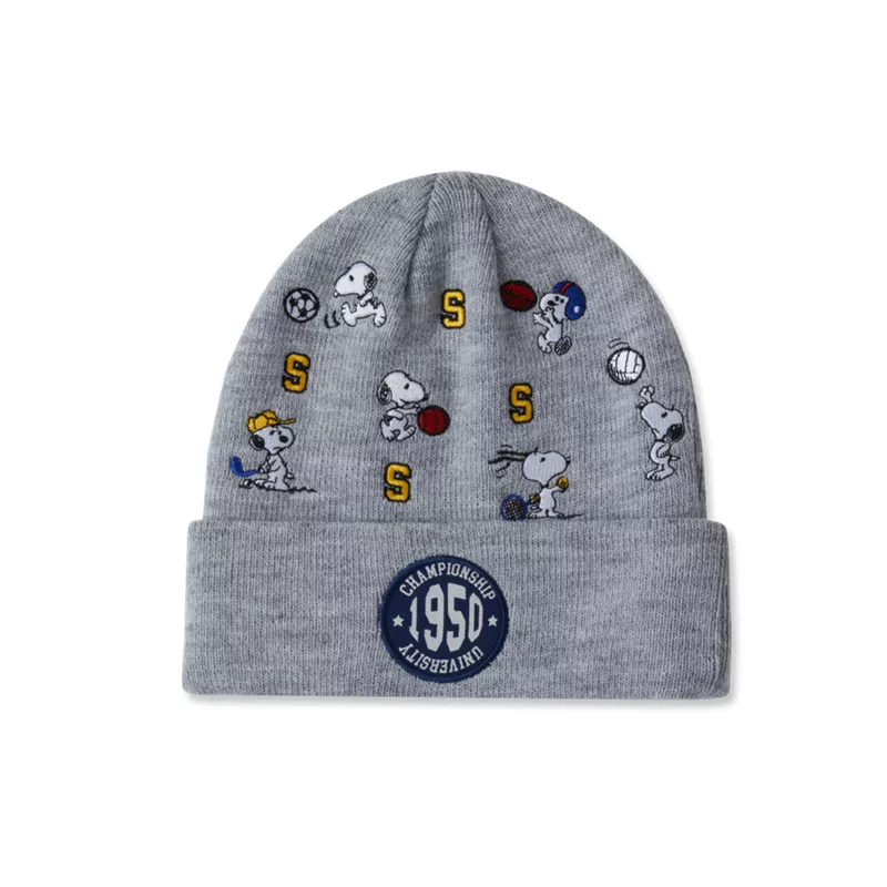 Peanuts™ x Lands' End Kids Cuffed Beanie, alternative image