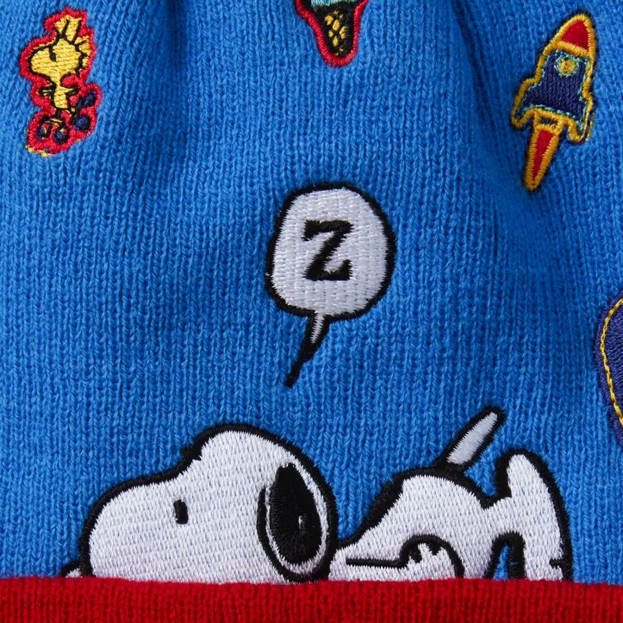Peanutstm X Lands End Kids' Cuffed Beanie view 3