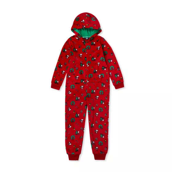Peanuts™ x Lands' End Kids Plush Onesie - primary
