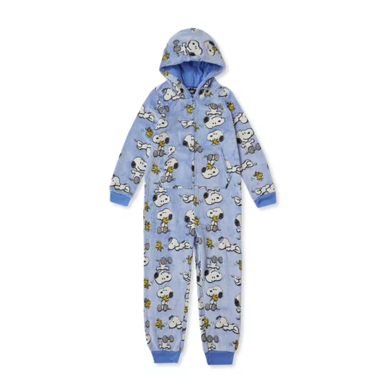 Peanuts™ x Lands' End Kids Plush Onesie - primary