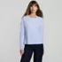 Women's Super T Long Sleeve Modern Crop Crew, Front