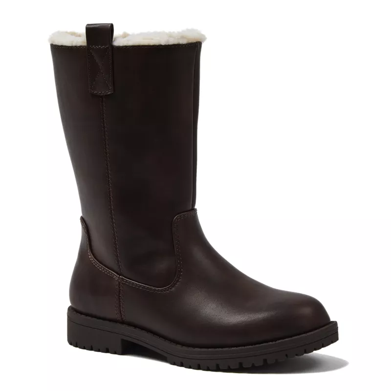 Girls Zip Up Tall Boots, alternative image