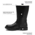 Girls Zip Up Tall Boots, alternative image