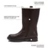 Girls Zip Up Tall Boots, alternative image