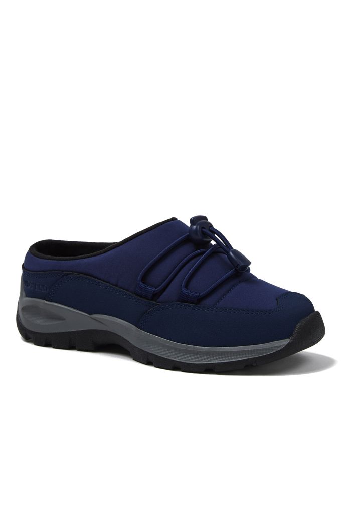 Kids Any Weather Puffer Mules - Lands' End - Blue - 6Y