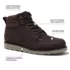 Men's Casual Moc Toe Boots, alternative image