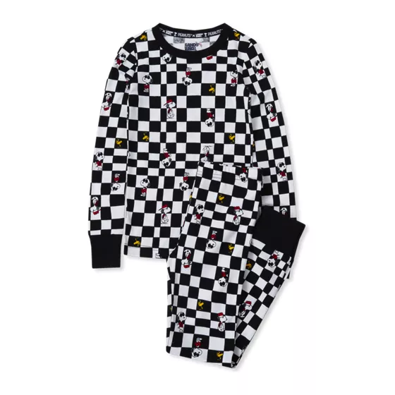 Peanuts™ x Lands' End Kids Long Sleeve Snug Fit Pajama Set - primary