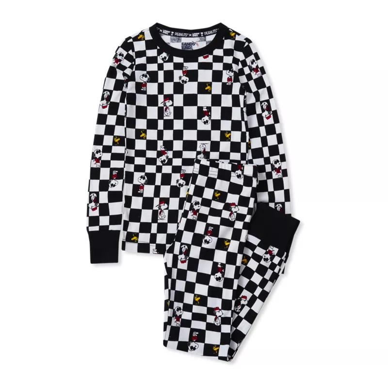 Peanuts™ x Lands' End Kids Long Sleeve Snug Fit Pajama Set, alternative image