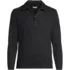 Men's Long Sleeve Bedford Fold Down Collar Quarter Zip, Front
