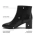 Women's Essential Leather Block Heeled Boots, alternative image