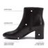 Women's Essential Leather Block Heeled Boots, alternative image