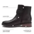 Women's Leather Buckle Boots, alternative image