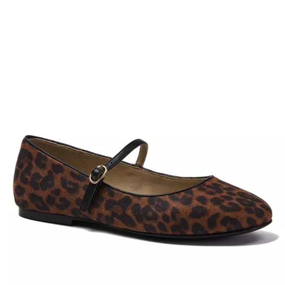 Women's Classic Leopard Mary Jane Flats - primary