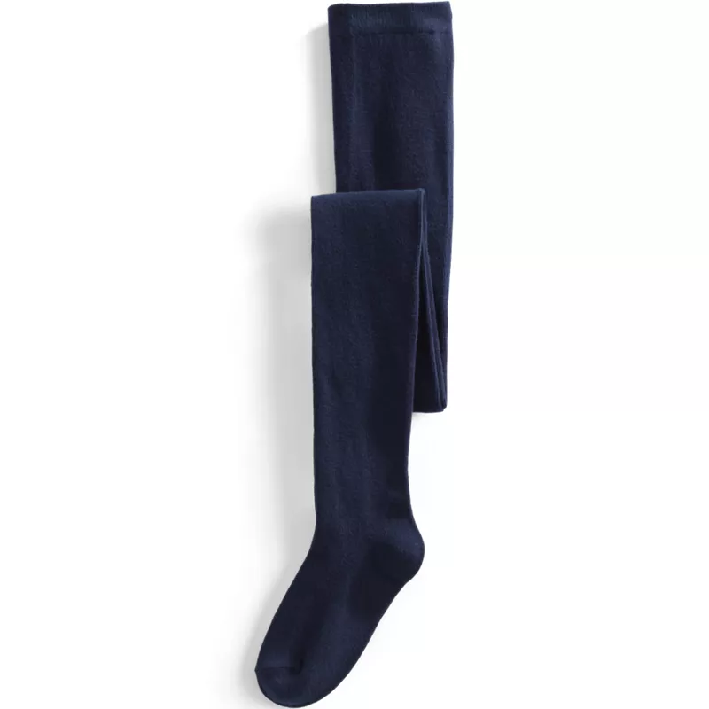 School Uniform Girls Solid Tights, Front
