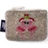 Beaded Canvas Coin Pouch, Front