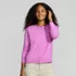 Women's CashTouch Crew Neck Cardigan Sweater, alternative image