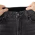 Men's Stretch Comfort Waist Traditional Fit Washed Black Jean, alternative image