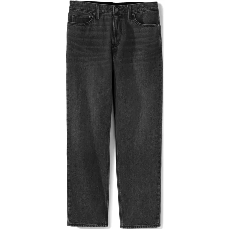 Men's Stretch Comfort Waist Traditional Fit Washed Black Jean, alternative image