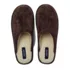 Men's Suede Shearling Lined Slippers, alternative image