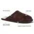 Men's Suede Shearling Lined Slippers, alternative image