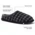 Men's Quilted Flannel Slippers, alternative image