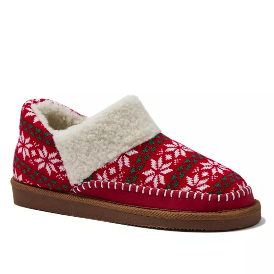 Women's Cozy Knit Bootie Slippers - primary