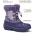 Kids Winter Waterproof Snow Boots, alternative image