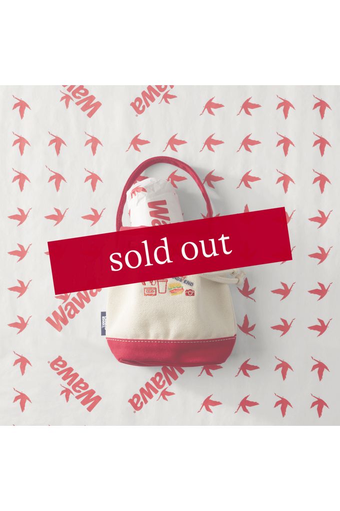 Lands' End Le X Wawa Shorti Tote In Red