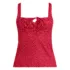 Women's Shirred Tankini Top, Front