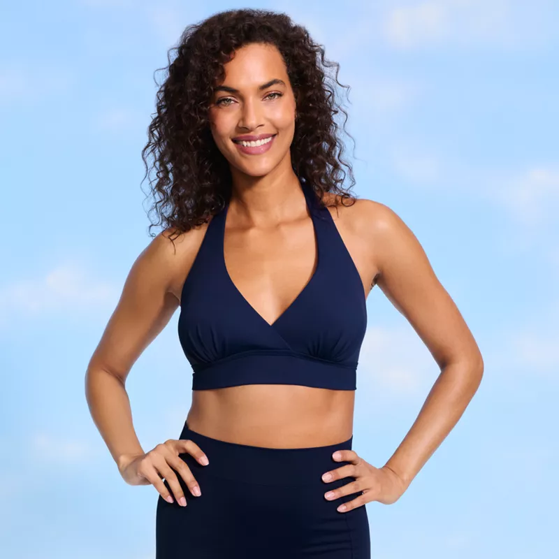 Women's Full Coverage Halter Bikini Top, alternative image