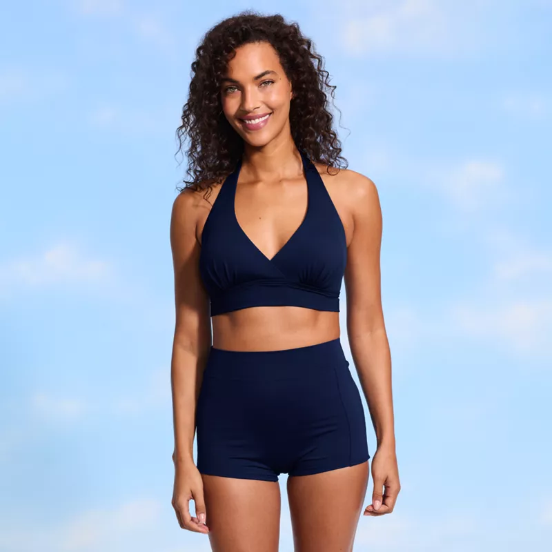 Womens Shorty High Rise Swim Bottoms, alternative image