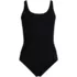 Women's Underwire Tie-Back Scoop Neck One Piece Swimsuit, Front