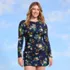 Women's SunShade UPF50 Convertible Ruched Long Sleeve Rash Guard, alternative image
