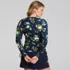 Women's SunShade UPF50 Convertible Ruched Long Sleeve Rash Guard, Back