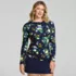 Women's SunShade UPF50 Convertible Ruched Long Sleeve Rash Guard, Front