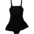 Women's Plus Size Square Neck Swim Dress, alternative image