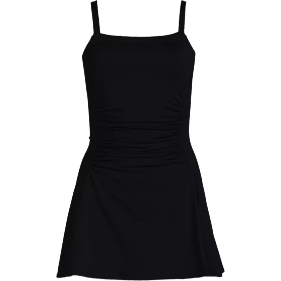 Women's Plus Size Square Neck Swim Dress - primary