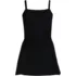 Women's Plus Size Square Neck Swim Dress, Front