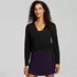 Women's SunShade UPF50 2-in-1 Reversible Long Sleeve Swim Cover Up Top, Front