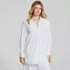 Women's SunShade UPF50 Long Sleeve Button Down Swim Cover Up Shirt Dress, Front