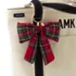 Plaid Bow Bag Charm, alternative image