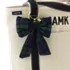 Plaid Bow Bag Charm, alternative image